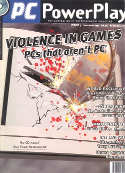 Violence in games issue of PC PowerPlay