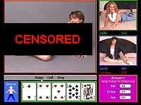 Strip Poker game screen