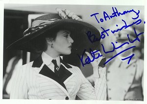 Kate Winslet's autograph